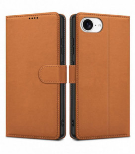 Dėklas Fancy Wallet Samsung A546 A54 5G rudas