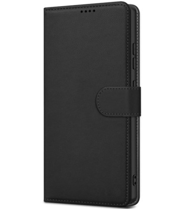 Dėklas Fancy Wallet Xiaomi Redmi 17C 4G/Redmi 14C/Redmi A4/Poco C75 juodas