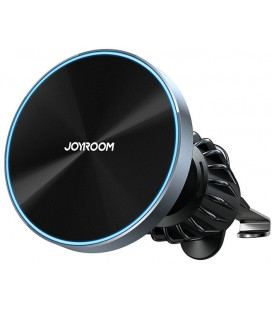 Juodas automobilinis telefono laikiklis su 15W belaidžio krovimo funkcija "Joyroom JR-ZS240 Pro"