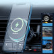 Juodas automobilinis telefono laikiklis su 15W belaidžio krovimo funkcija "Joyroom JR-ZS291"
