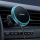 Juodas automobilinis telefono laikiklis su 15W belaidžio krovimo funkcija "Joyroom JR-ZS291"