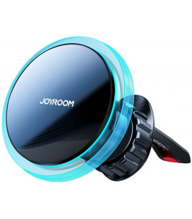 Juodas automobilinis telefono laikiklis su 15W belaidžio krovimo funkcija "Joyroom JR-ZS291"