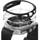 Matinis juodas ir skaidrus dėklai Samsung Galaxy Watch 8 Classic (46 mm) laikrodžiui "Ringke Slim 2-Pack"