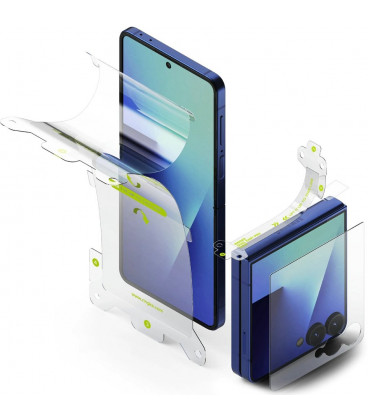 Apsaugų rinkinys Samsung Galaxy Z Flip 7 telefonui "Ringke 3-in1 Protector Pro"