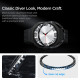 Juodas rėmelis Apple Watch 8 / 9 (44 mm) laikrodžiui "Spigen Bezel Tune Diver"