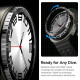 Juodas rėmelis Apple Watch 8 / 9 (44 mm) laikrodžiui "Spigen Bezel Tune Diver"