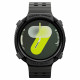 Juodas dėklas Samsung Galaxy Watch 8 / 9 (40 mm) laikrodžiui "Spigen Rugged Armor"