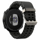 Juodas dėklas Samsung Galaxy Watch 8 / 9 (40 mm) laikrodžiui "Spigen Rugged Armor"
