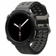 Juodas dėklas Samsung Galaxy Watch 8 / 9 (40 mm) laikrodžiui "Spigen Rugged Armor"