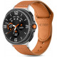 Ruda apyrankė Samsung Galaxy Watch 8 / Classic (40 / 44 / 46 mm) laikrodžiui "Tech-Protect Leatherfit"