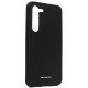 Juodas dėklas Samsung Galaxy S23 5G telefonui "Mercury Silicone Case"