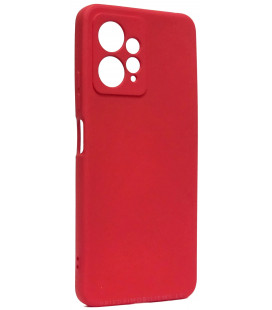 Raudonas daėklas Xiaomi Redmi Note 12 / Note 12 4G telefonui "Liquid Silicone 1.5mm"