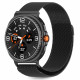Juoda apyrankė Samsung Galaxy Watch 8 / Classic (40 / 44 / 46 mm) laikrodžiui "Tech-Protect Milaneseband"