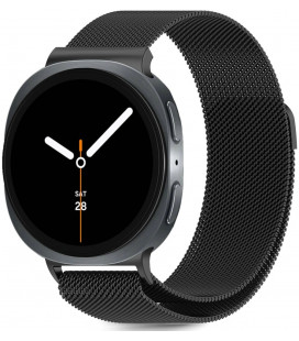 Juoda apyrankė Samsung Galaxy Watch 8 / 9 / Classic (40 / 44 / 46 mm) laikrodžiui "Tech-Protect Milaneseband"