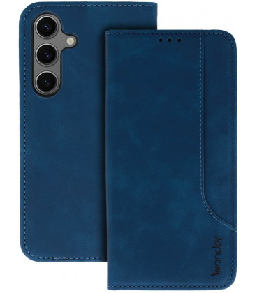 Mėlynas atverčiamas dėklas Samsung Galaxy A56 5G telefonui "Wonder Prime Case"