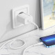 Baltas 1xUSB-C PD 25W pakrovėjas "Blavec Wall Charger BC1"