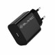 Juodas 1xUSB-C PD 25W pakrovėjas "Blavec Wall Charger BC1"