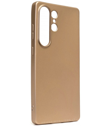 Auksinės spalvos dėklas Samsung Galaxy S25 Ultra telefonui "X-Level Guardian"