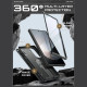 Juodas dėklas Samsung Galaxy Z Fold 7 telefonui "Supcase Unicorn Beetle Pro"