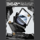 Juodas dėklas Samsung Galaxy Z Flip 7 telefonui "Supcase Unicorn Beetle Pro"