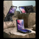Juodas dėklas Samsung Galaxy Z Flip 7 telefonui "Supcase IBLSN Armorbox"