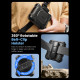 Juodas dėklas Samsung Galaxy Z Flip 7 telefonui "Supcase IBLSN Armorbox"