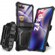 Juodas dėklas Samsung Galaxy Z Flip 7 telefonui "Supcase IBLSN Armorbox"