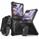 Juodas dėklas Samsung Galaxy Z Flip 7 telefonui "Supcase IBLSN Armorbox"