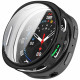 Juodas dėklas Samsung Galaxy Watch 8 (44mm) laikrodžiui "Tech-Protect Defense"
