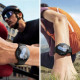 Juodas dėklas Samsung Galaxy Watch 8 (44mm) laikrodžiui "Tech-Protect Defense"