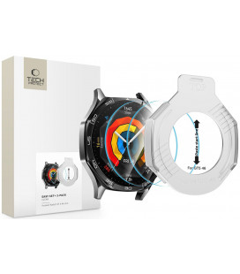 Apsauginis grūdintas stiklas Huawei Watch GT 5 (46mm) laikrodžiui "Tech-Protect Easy Set+ 2-Pack"
