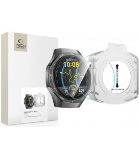 Apsauginis grūdintas stiklas Huawei Watch GT 5 Pro (46mm) laikrodžiui "Tech-Protect Easy Set+ 2-Pack"