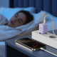 Purpurinis 1xUSB-A + 1xUSB-C PD33W / QC3.0 pakrovėjas "Tech-Protect NCM33W 2-Port"