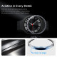Sidabrinės spalvos rėmelis Apple Watch 8 (44 mm) laikrodžiui "Spigen Bezel Tune Pilot"
