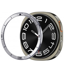 Sidabrinės spalvos rėmelis Apple Watch 8 (44 mm) laikrodžiui "Spigen Bezel Tune Pilot"