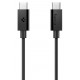 Juodas laidas USB-C - USB-C 60W / 200cm "Spigen EB6020CC Essential"