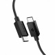 Juodas laidas USB-C - USB-C 60W / 200cm "Spigen EB6020CC Essential"