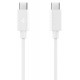 Baltas laidas USB-C - USB-C 60W / 200cm "Spigen EB6020CC Essential"