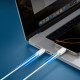 Baltas laidas USB-C - USB-C 60W / 100cm "Spigen EB6010CC Essential"