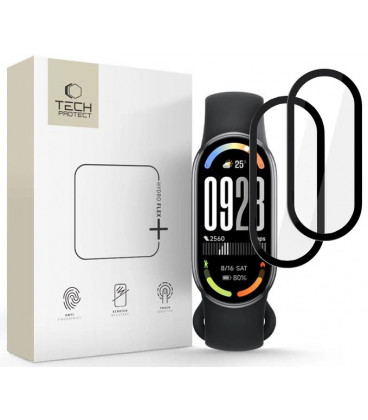 Ekrano apsauga Xiaomi Smart Band 10 / 10 NFC laikrodžiui "Tech-Protect Glass Flex+ 2-Pack"