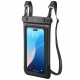 Juodas vandeniui atsparus dėklas "Spigen A611P Waterproof Float Case 2-Pack"