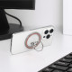 Šviesiai rožinis magsafe žiedas - stovas "Ring MSH2"