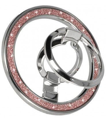 Šviesiai rožinis magsafe žiedas - stovas "Ring MSH2"