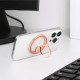 Rausvai auksinės spalvos magsafe žiedas - stovas "Ring MSH2"