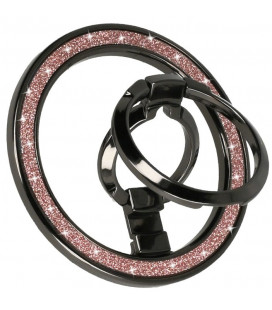 Rožinis magsafe žiedas - stovas "Ring MSH2"