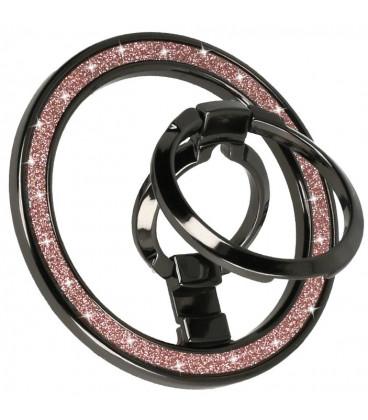 Rožinis magsafe žiedas - stovas "Ring MSH2"