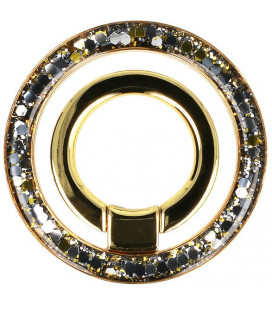 Auksinės spalvos magsafe žiedas - stovas "Ring Bling W109"