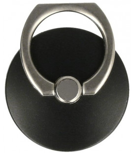Juodas žiedas - laikiklis pirštui "Ring RH-4"