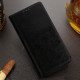Juodas odinis atverčiamas klasikinis dėklas Samsung Galaxy A17 5G telefonui "Book Special Case"