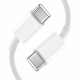 Baltas pakrovėjas 1xUSB-A + 1xUSB-C PD30W/QC3.0 + 100cm USB-C - USB-C laidas "Tech-Protect NCA30 2-Port"